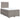 Pat box spring cu saltea, gri taupe, 120x200 cm, textil