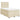 Pat box spring cu saltea, crem, 120x200 cm, textil
