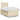 Pat box spring cu saltea, crem, 120x200 cm, textil