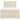 Pat box spring cu saltea, crem, 140x200 cm, textil