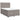 Pat box spring cu saltea, gri taupe, 140x200 cm, textil