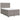Pat box spring cu saltea, gri taupe, 140x200 cm, textil