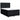 Pat box spring cu saltea, negru, 160x200 cm, textil