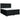 Pat box spring cu saltea, negru, 180x200 cm, catifea