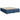Pat box spring cu saltea, albastru, 180x200 cm, material textil