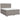Pat box spring cu saltea, gri taupe, 200x200 cm, textil