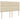 Pat box spring cu saltea, crem, 200x200 cm, textil