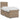 Pat box spring cu saltea, cappuccino, 80x200 cm piele ecologică