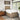 Pat box spring cu saltea, cappuccino, 90x200 cm piele ecologică