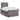 Pat box spring cu saltea, gri, 120x200 cm, piele ecologică
