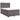 Pat box spring cu saltea, gri, 140x200 cm, piele ecologică