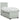 Pat continental cu saltea, gri deschis, 80x200 cm, catifea