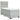 Pat continental cu saltea, gri deschis, 80x200 cm, catifea