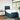 Pat continental cu saltea, albastru, 80x200 cm, catifea
