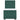 Pat box spring cu saltea, verde închis, 90x190 cm, catifea