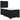 Pat box spring cu saltea, negru, 90x200 cm, catifea