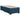 Pat box spring cu saltea, albastru, 90x200 cm, catifea