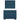 Pat box spring cu saltea, albastru, 100x200 cm, catifea