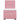 Pat box spring cu saltea, roz, 100x200 cm, catifea
