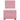 Pat box spring cu saltea, roz, 100x200 cm, catifea