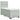 Pat box spring cu saltea, gri deschis, 100x200 cm, catifea