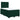 Pat box spring cu saltea, verde închis, 120x190 cm, catifea