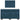 Pat box spring cu saltea, albastru, 120x190 cm, catifea