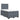 Pat box spring cu saltea, gri închis, 120x200 cm, catifea