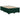 Pat box spring cu saltea, verde închis, 120x200 cm, catifea