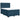 Pat box spring cu saltea, albastru, 140x190 cm, catifea