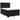 Pat box spring cu saltea, negru, 140x200 cm, catifea