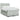 Pat box spring cu saltea, gri deschis, 140x200 cm, catifea