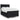 Pat box spring cu saltea, negru, 140x200 cm, catifea