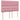 Pat box spring cu saltea, roz, 160x200 cm, catifea