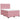 Pat box spring cu saltea, roz, 160x200 cm, catifea