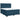Pat box spring cu saltea, albastru, 180x200 cm, catifea