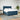 Pat box spring cu saltea, albastru, 180x200 cm, catifea