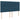 Pat box spring cu saltea, albastru, 180x200 cm, catifea
