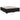 Pat box spring cu saltea, negru, 180x200 cm, catifea