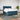 Pat box spring cu saltea, albastru, 180x200 cm, catifea