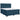 Pat box spring cu saltea, albastru, 180x200 cm, catifea