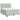 Pat box spring cu saltea, gri deschis, 200x200 cm, catifea