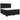 Pat box spring cu saltea, negru, 200x200 cm, catifea
