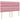Pat box spring cu saltea, roz, 200x200 cm, catifea