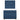 Pat box spring cu saltea, albastru, 100x200 cm, textil