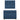 Pat box spring cu saltea, albastru, 100x200 cm, textil