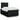 Pat box spring cu saltea, negru, 120x190 cm, catifea