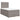Pat box spring cu saltea, taupe, 120x190 cm material textil