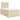 Pat continental cu saltea, crem, 120x190 cm, textil