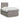 Pat box spring cu saltea, gri taupe, 120x200 cm, textil